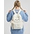 baratos Mochilas para Crianças e Adolescentes-Mochila feminina de poliéster com estampa de carinha sorridente, grande capacidade, alças ajustáveis, várias cores, perfeita para o ensino fundamental. &amp;ensino fundamental, volta às aulas, viagens,