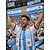 baratos Acessórios-Cachecol masculino de poliéster com estampa da bandeira da Argentina, macio e confortável, ideal para torcer por futebol, apoiar o time em jogos, frequentar estádios, assistir a esportes e para uso casual no dia a dia.
