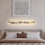 abordables Apliques de pared para interior-Aplique de pared LED de mármol con diseño lineal, aplique de pared contemporáneo para interiores, lámpara de pared para dormitorio y sala de estar, 110-240 V.