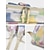 baratos Mochilas para Crianças e Adolescentes-Mochila feminina de poliéster, estampa tie-dye de estrelas, várias cores, grande capacidade, alças ajustáveis, perfeita para escola, viagens, esportes ao ar livre e uso casual no dia a dia.