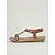economico Sandali Piani-Sandali piatti da donna color marrone caffè con perline - comodi sandali boho con inserti di gemme per vacanze al mare e visite turistiche all'aperto &amp;abbigliamento per vacanze tropicali