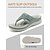 baratos Sandálias Confortáveis-Sandálias femininas verdes com suporte para o arco do pé – sandálias de dedo confortáveis com plataforma acolchoada, calçado casual leve para o verão, ideal para caminhadas, praia e viagens. &amp;uso