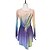 baratos Vestidos de Patinação Artística-Vestidos para Patinação Artística Mulheres Para Meninas Patinação no Gelo Vestidos Roxo Thumbhole Detalhes e Estampas Elasticidade Alta Profissional Competição Roupa para Patinação Térmico / Quente