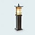 billige Sti Lys-Moderne landskabsstilampe glaslanterne pullertbelysning rustik vintage aluminium vandtæt stilampe udendørs e27 gulvlampe til græsplæne have gårdsplads indkørsel