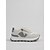 abordables Zapatillas de mujer-Zapatillas deportivas gruesas blancas y grises para mujer: elegantes zapatillas de plataforma estilo "dad shoes" con detalle de cremallera lateral para uso diario, trabajo informal y paseos urbanos.