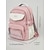 voordelige Kinderen en Tiener Rugzakken-Damesrugzak van polyester, ruime schooltas in macaronkleuren, verstelbare schouderbanden, transparant voorvak, meerkleurig, perfect voor de start van het schooljaar, reizen, buitenactiviteiten en dagelijks gebruik.