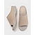 cheap Comfort Sandals-Women's Almond Arch Support Slide Sandals – Open Toe Wide Fit Knit Slip-On Slippers with Comfortable Cushioned Sole, Lightweight Walking Shoes for Swollen Feet, Travel &amp; All-day Comfort