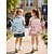 cheap Kids &amp; Teen Backpacks-Girls Large Capacity School Backpack with Multiple Pockets, Waterproof Polyester Bookbag with Luggage Strap, Cute Kawaii Student Travel Backpack for School, Camp, Daily Use, Multi Colors
