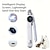 baratos Cortadores de Unhas e Moedores-Aparador e lixador de unhas 2 em 1 para animais de estimação com carregamento USB, equipado com 2 luzes LED e tela indicadora de carregamento. É uma ferramenta silenciosa para cuidados com animais de