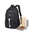 baratos Mochilas de Faculdade-Mochila masculina leve para laptop, resistente à água, com grande capacidade, ideal para escola e trabalho no dia a dia.