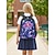 baratos Mochilas para Crianças e Adolescentes-Mochila escolar feminina com estampa de sereia, mochila de poliéster de grande capacidade com vários compartimentos e alças refletoras. &amp;Capa para mala de viagem com estampa fofa de fantasia oceânica,