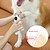 baratos Cortadores de Unhas e Moedores-Aparador e lixador de unhas 2 em 1 para animais de estimação com carregamento USB, equipado com 2 luzes LED e tela indicadora de carregamento. É uma ferramenta silenciosa para cuidados com animais de