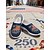 cheap Men Shoes-Men's USA Anniversary Slip-On Shoes - Breathable &amp; Lightweight Black Mesh Casual Sneakers with '1776-2026' &amp; American Flag Print,  Ideal for Independence Day Parades and Patriotic Events