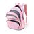 abordables Mochilas para Niños y Adolescentes-Conjunto de mochila escolar para niñas con estampado degradado en tonos pastel, mochila de poliéster de gran capacidad con múltiples compartimentos y bolsa para el almuerzo. &amp;Funda para carrito,