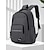 abordables Sacs à dos de Collège-Sac à dos imperméable en nylon pour homme, grand format, multi-compartiments, idéal pour ordinateur portable, avec sangle pour bagage, parfait pour les voyages, le lycée, les trajets professionnels et