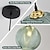baratos Luzes da ilha-Luminária pendente vintage de vidro verde, estilo nórdico, com globo grande e nervuras, design inspirado em abóboras, ideal para cozinhas, ilhas e salas de jantar.