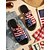 economico Scarpe da donna-Sandali da donna patriottici per il 250° anniversario degli Stati Uniti - stelle con bandiera americana &amp;Ciabatte a righe per il 4 luglio e le vacanze al mare. &amp;festa barbecue