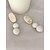 abordables Accessoires de vacances-Boucles d'oreilles pendantes en bois pour femme, ornées de perles et de fils texturés, style bohème géométrique. Idéales pour les vacances d'été à la plage. Un cadeau parfait !