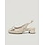 billige Pumps med blokhæl-kvinders perle &amp;Slingback-sko med lav blokhæl og rhinsten - elegant havefest til brudepiger og bryllupsgæster