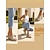 cheap Comfort Sandals-Women's Almond Arch Support Slide Sandals – Open Toe Wide Fit Knit Slip-On Slippers with Comfortable Cushioned Sole, Lightweight Walking Shoes for Swollen Feet, Travel &amp; All-day Comfort