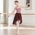 cheap Ballet Dancewear-Breathable Ballet Skirts Metallic Buckle Ruching Solid Women's Training Performance High Polyester