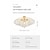 tanie Design sputnikowy-żyrandol led 42/50/60/80/100cm 6/10/12/14/16 główka żarówki nie jest dołączona galwaniczne wykończenie kryształ metal nowoczesny współczesny styl sypialnia jadalnia mini wisiorek 110-240v