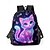 cheap Kids &amp; Teen Backpacks-Girls Cat Backpack Set, 3PCS Large Capacity School Backpack with Lunch Bag &amp; Pencil Case, Cute Galaxy Kitty Print Polyester Bookbag for Elementary School, Travel &amp; Daily Use