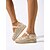 baratos Sandálias de espadrille-Sapatilhas Mary Jane brancas femininas com plataforma e recortes - modelo retrô em couro sintético vazado com tira no calcanhar, perfeitas para resorts de verão e férias na praia. &amp;roupa casual