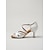 abordables Chaussures de danses latines-Chaussures de danse latine blanches pour femmes - talons de salon professionnels pour la salsa, le tango, l'entraînement et les spectacles