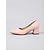 economico Décolleté con tacco largo-Eleganti décolleté beige da donna con punta affusolata e tacco a blocco - classiche scarpe da ufficio professionali, comode scarpe con tacco basso e robusto per il lavoro