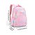 abordables Mochilas para Niños y Adolescentes-Conjunto de mochila escolar para niñas con estampado degradado en tonos pastel, mochila de poliéster de gran capacidad con múltiples compartimentos y bolsa para el almuerzo. &amp;Funda para carrito,