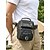 baratos Bolsas para Homem-Bolsa transversal masculina impermeável em nylon, com vários bolsos e múltiplas opções de transporte, ideal para uso casual em atividades ao ar livre. &amp;Uso diário, preto/verde militar