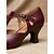 baratos Vitoriano &amp; Eduardo-Sapatos femininos vintage vitorianos estilo Mary Jane com tira em T, salto baixo e bico redondo, estilo retrô, ideais para festas de chá, casamentos, trajes históricos e ocasiões elegantes.