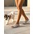 cheap Comfort Sandals-Women's Almond Arch Support Slide Sandals – Open Toe Wide Fit Knit Slip-On Slippers with Comfortable Cushioned Sole, Lightweight Walking Shoes for Swollen Feet, Travel &amp; All-day Comfort