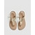 voordelige Platte Sandalen-Dames gouden teenslippers - minimalistische metallic slippers met elastische hielband voor strandvakanties en een dagje aan het zwembad. &amp;ontspannen eilandvakanties