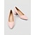 economico Décolleté con tacco largo-Eleganti décolleté beige da donna con punta affusolata e tacco a blocco - classiche scarpe da ufficio professionali, comode scarpe con tacco basso e robusto per il lavoro