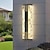 economico applique da esterno-Applique da esterno moderna impermeabile IP65, illuminazione a parete in metallo acrilico, lampada da parete per bagno, applique in stile metà secolo per giardino, patio, strada