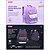 cheap Kids &amp; Teen Backpacks-Girls Plaid School Backpack, Large Capacity Multi Pocket Polyester Bookbag, Water Resistant Purple Pink Student Backpack with Reflective Strips for Elementary &amp; Middle School