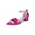 billige Pumps med blokhæl-damesko med blokhæl og champagnefarvet satin - elegante sko med krystalsløjfe til cocktailparties og aftenarrangementer
