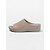 cheap Comfort Sandals-Women's Almond Arch Support Slide Sandals – Open Toe Wide Fit Knit Slip-On Slippers with Comfortable Cushioned Sole, Lightweight Walking Shoes for Swollen Feet, Travel &amp; All-day Comfort