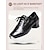 baratos Sapatos Para Dança de Salão &amp; Dança Moderna-Sapatos de dança de salão latinos femininos pretos – sapatos de salto alto com cadarço e estampa de cobra para salsa e tango. &amp;dança social