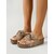 economico Sandali con Piattaforma-Sandali da donna kaki con plateau regolabile – sandali con zeppa comodi e allacciati, con plantare sagomato per piedi piatti, piedi gonfi, da viaggio &amp;abbigliamento casual estivo