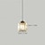 abordables Éclairages pour îlot-led suspensions îlot de cuisine lustres en cristal 1/3 tête ferme moderne foyer entrée luminaires plafond suspendu globe au-dessus de la table blanc chaud noir / or