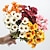 billige Efterårsblomster &amp; falske mums-10 bundter kunstige efterårsblomster med solnedgangsblomster, udendørs kunstige efterårsblomster med tusindfryd og eukalyptus, UV-resistente, vandtætte, vindtætte, livagtige, fuldt blomstrende planter