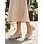 billige Pumps med blokhæl-kvinders perle &amp;Slingback-sko med lav blokhæl og rhinsten - elegant havefest til brudepiger og bryllupsgæster
