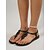 preiswerte Frauen-Schwarze Damen-Strandsandalen – wasserdichte EVA-Flip-Flops mit T-Riemen und schwarzem Strassbesatz &amp;Knöchelriemen für Strandurlaub, Poolbereich &amp;tropische Kreuzfahrt