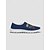 billige Damesko-Blå slip-on damesko i USA-stil - afslappede sneakers med amerikansk ørneflagprint, åndbar mesh-overdel og let EVA-sål, perfekte til parader og festligheder under den fjerde juli