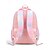 abordables Mochilas para Niños y Adolescentes-Conjunto de mochila escolar para niñas con estampado degradado en tonos pastel, mochila de poliéster de gran capacidad con múltiples compartimentos y bolsa para el almuerzo. &amp;Funda para carrito,