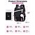 abordables Mochilas para Niños y Adolescentes-Mochila escolar para chicas estudiantes, mochila con gran capacidad y múltiples bolsillos, mochila escolar de poliéster para portátil con puerto USB, bonita mochila de viaje rosa y negra para