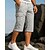 preiswerte Unterteile-Herren Cargoshorts Wandershorts Sommer Außen Normale Passform Wasserdicht Winddicht Unterteile Tasche Grau Baumwolle Camping / Wandern Laufen S M L XL XXL